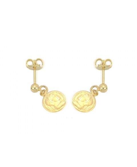 BOUCLES D'OREILLES EN OR PGL0055OR