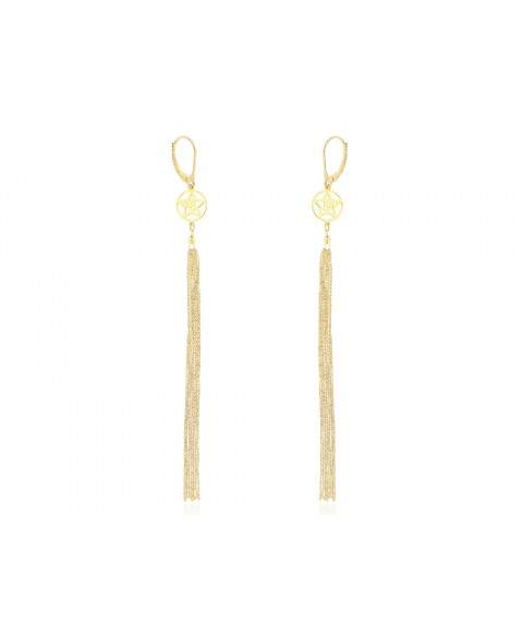 BOUCLES D'OREILLES EN OR PGL0048OR