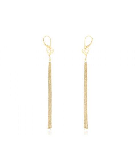 BOUCLES D'OREILLES EN OR PGL0050OR