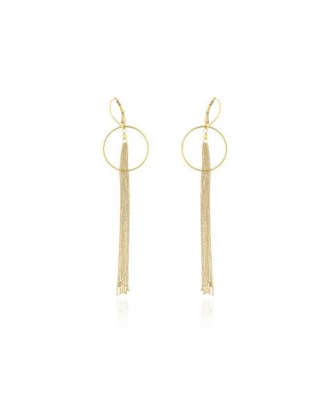 BOUCLES D'OREILLES EN OR PGL0078OR