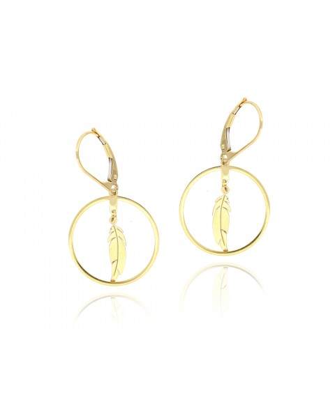 BOUCLES D'OREILLES EN OR PGL0081OR