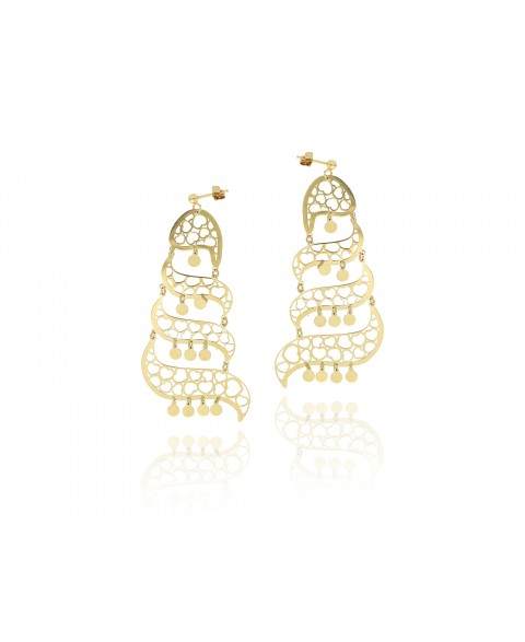 BOUCLES D'OREILLES EN OR PGL0068OR