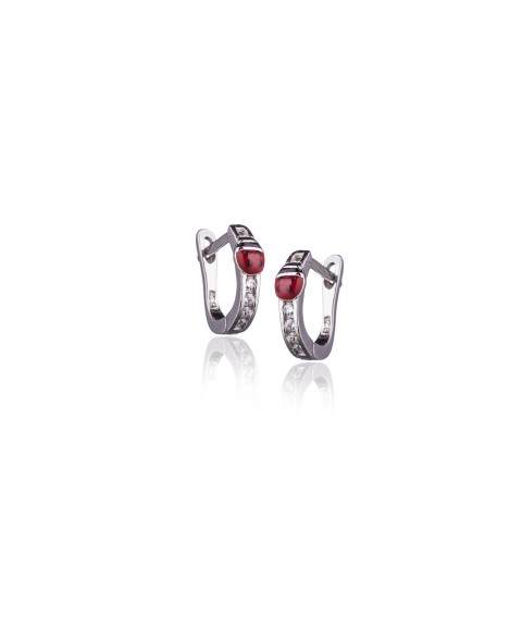 BOUCLES D'OREILLES EN ARGENT PSOK0066