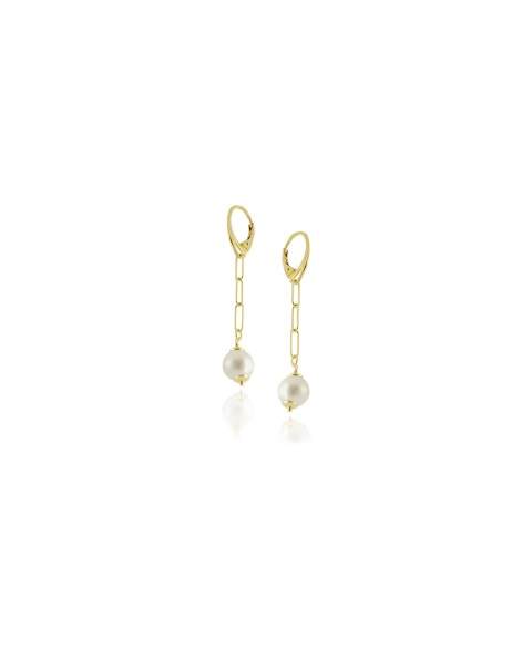 PSOR0119 BOUCLES D'OREILLES ARGENT (PERLE)