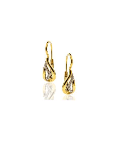 BOUCLES D'OREILLES EN OR PGM0076EE2