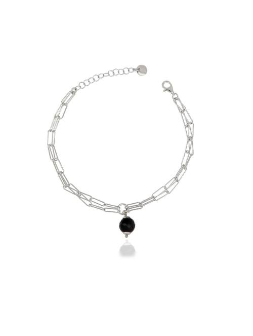 PSB0921 BRACELET ARGENT (ONYX)