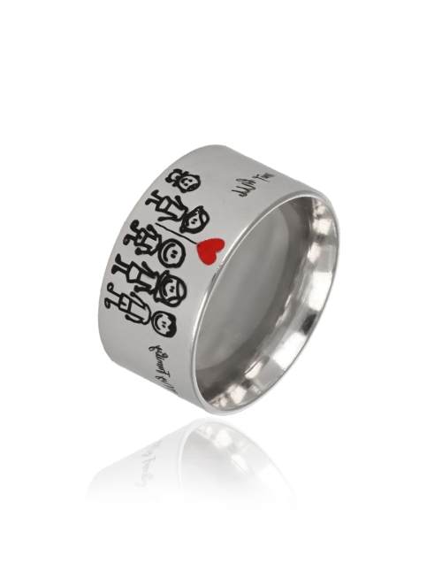 BAGUE EN ARGENT PSAN0301