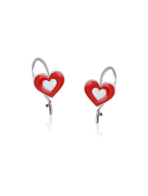 BOUCLES D'OREILLES ARGENTÉES PSOK0106