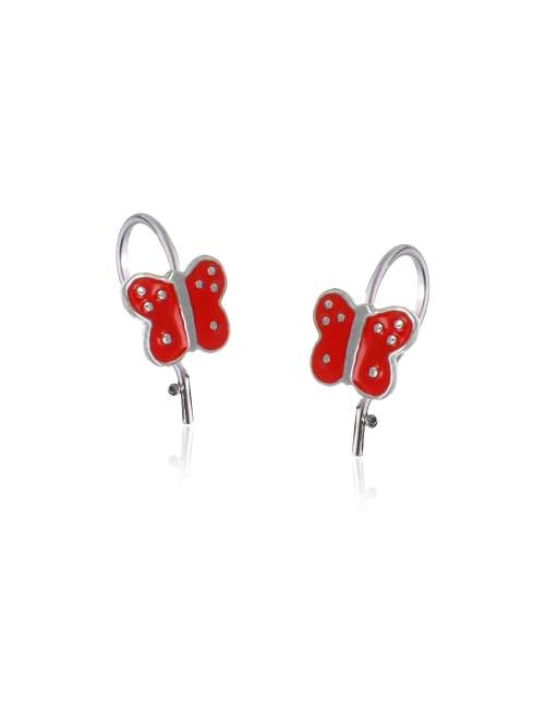 BOUCLES D'OREILLES ARGENTÉES PSOK0116