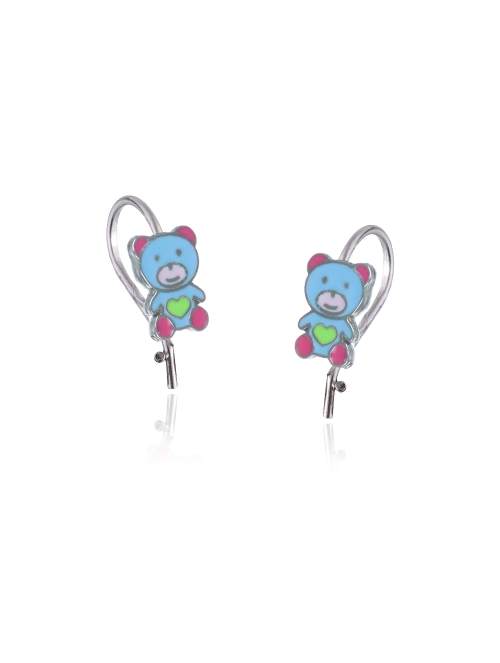 BOUCLES D'OREILLES ARGENTÉES PSOK0127