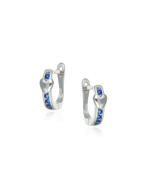 BOUCLES D'OREILLES ARGENTÉES PSOK0112