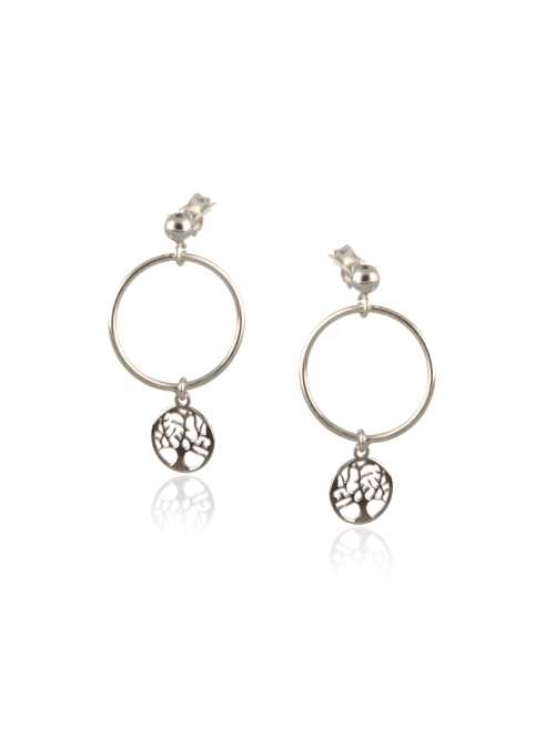 PSOR0407 BOUCLES D'OREILLES EN ARGENT